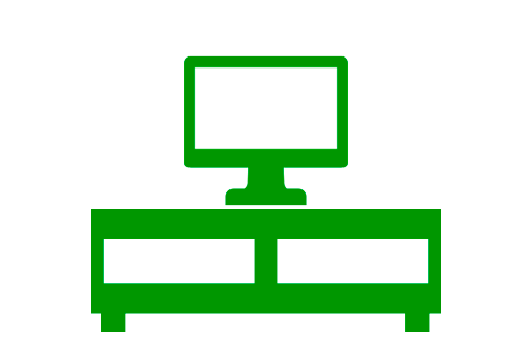 Utilize para móveis de tv