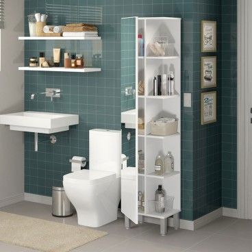 Coluna de Casa de Banho Teckno (1 Porta com Espelho) Coluna de Casa de Banho Teckno (1 Porta com Espelho)