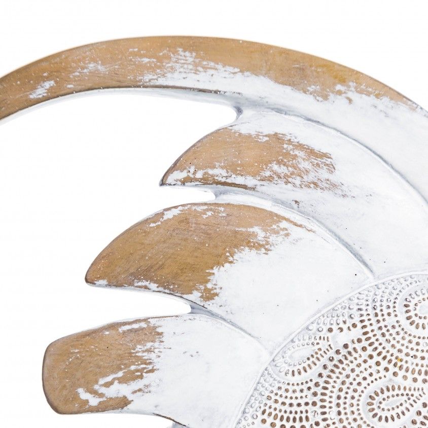 Figura Peixe Poliresina Ouro/Branco Figura Peixe Poliresina Ouro/Branco