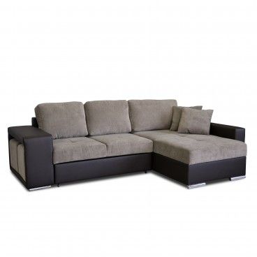 Chaise Longue com Cama Charlotte PU/Tecido Chaise Longue com Cama Charlotte PU/Tecido