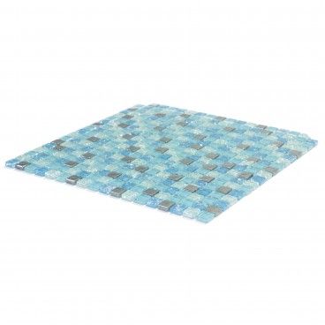 Pastilha Vidro/Aluminio Azul 30x30 Pastilha Vidro/Aluminio Azul 30x30