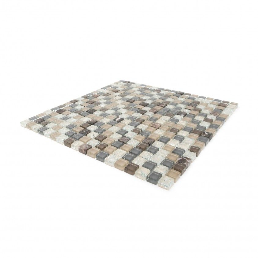 Pastilha Pedra Natural/Vidro Castanho 30x30 Pastilha Pedra Natural/Vidro Castanho 30x30