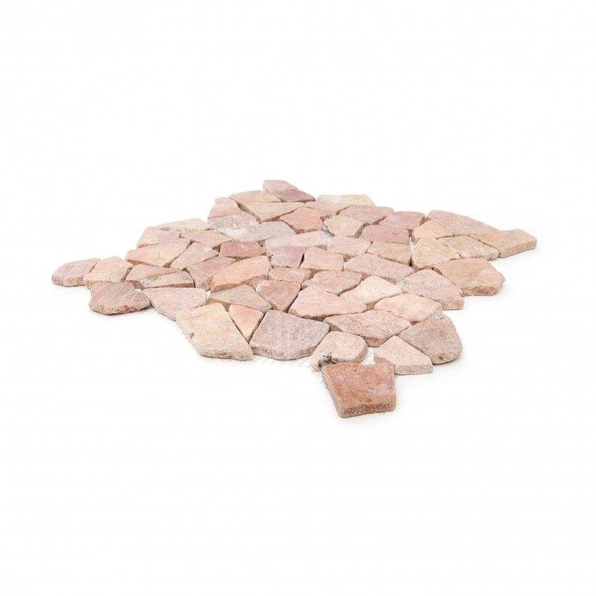 Mosaico Mármore Irregular Rosa 30x30 Mosaico Mármore Irregular Rosa 30x30