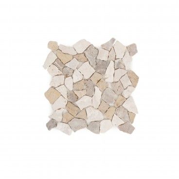 Mosaico Mármore Irregular Amarelo/Cinza 30x30 Mosaico Mármore Irregular Amarelo/Cinza 30x30