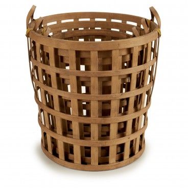 Conjunto 3 Cestos Bambu Base Redonda Conjunto 3 Cestos Bambu Base Redonda