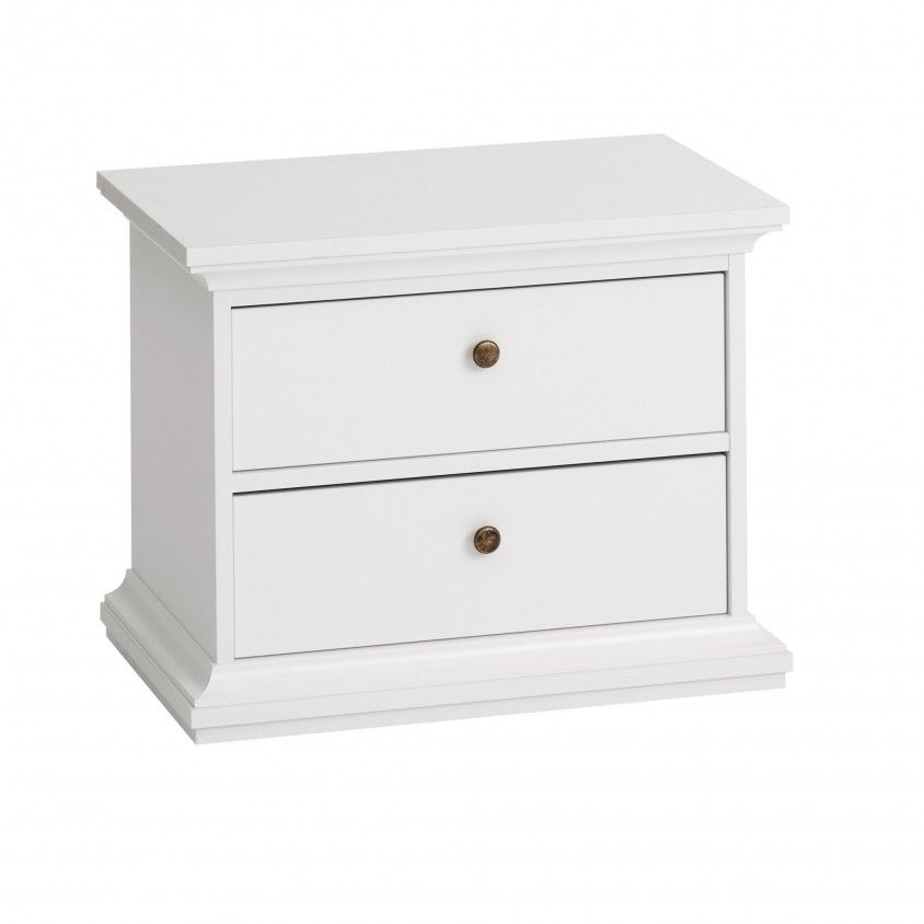 Mesa de Cabeceira Paris Branco