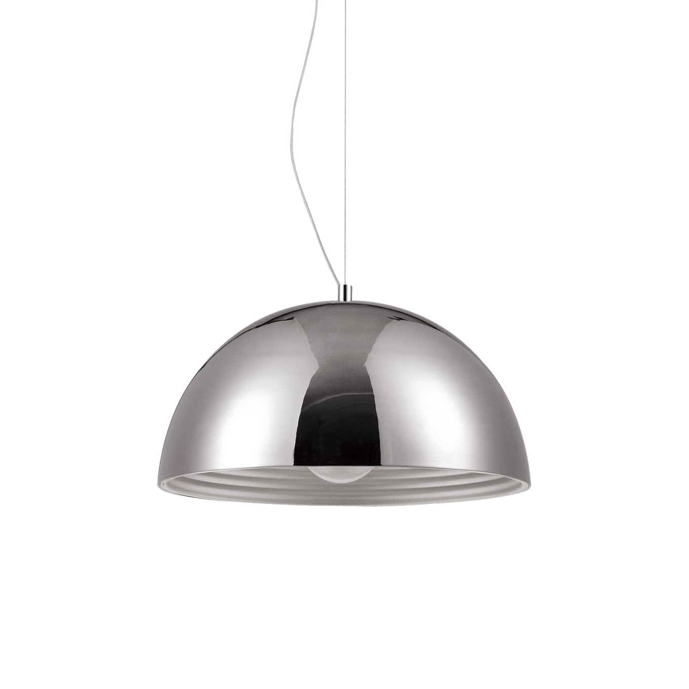 Candeeiro Suspenso de Teto Cromado Dhabi �40x120cm