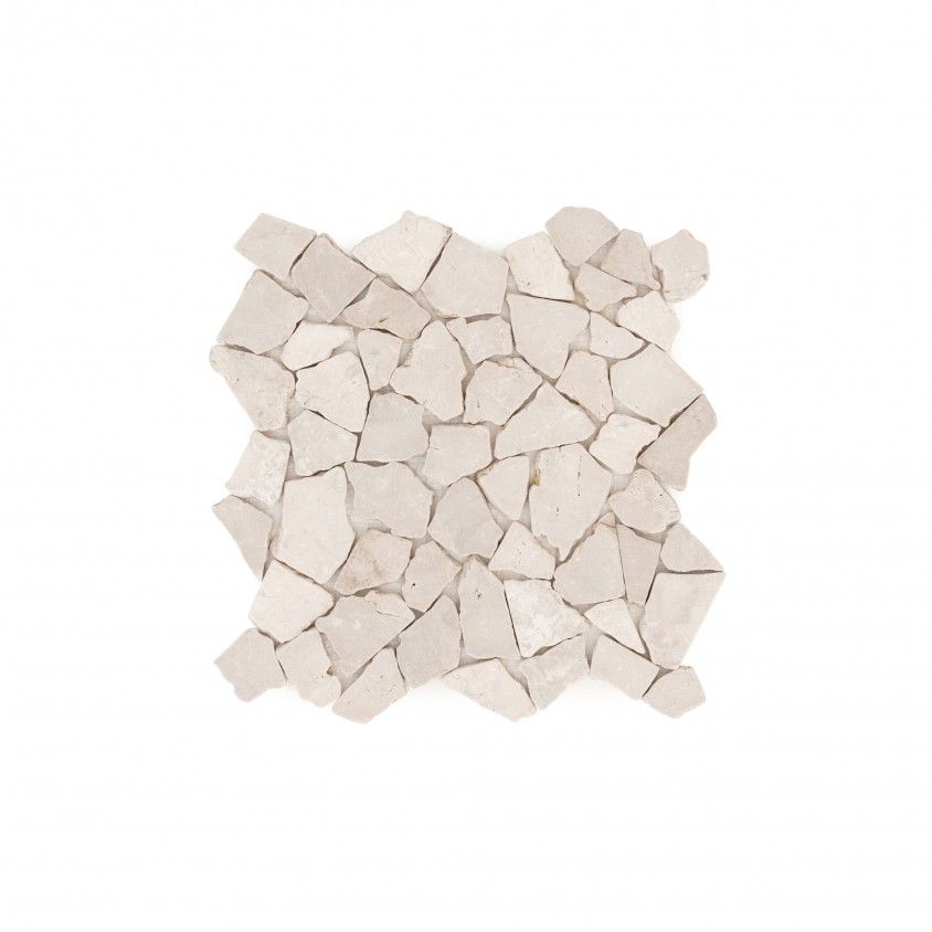 Mosaico Mármore Irregular Branco 30x30