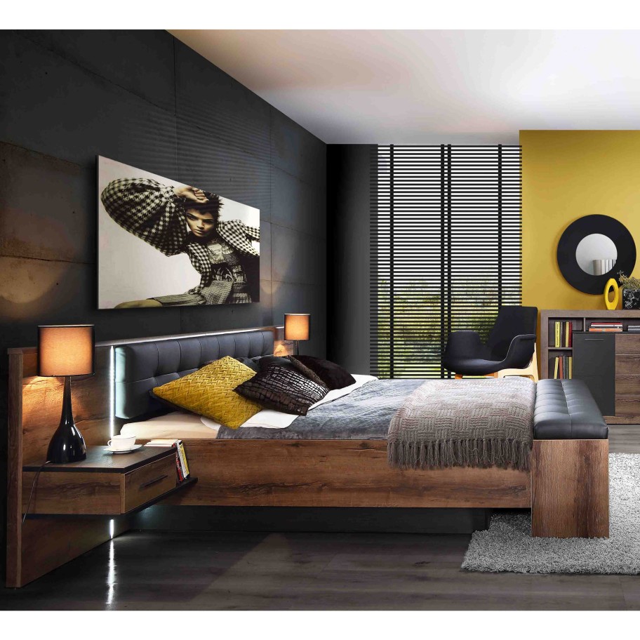 Cama com Mesas de Cabeceira Bellevue