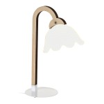 Candeeiro de Mesa LED Natural/Branco 25x15x38
