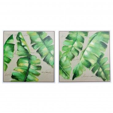 Conjunto 2 Quadros Folhas Rustic II Conjunto 2 Quadros Folhas Rustic II