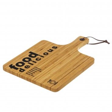 T�bua de Cortar Bambu Retangular com Pega