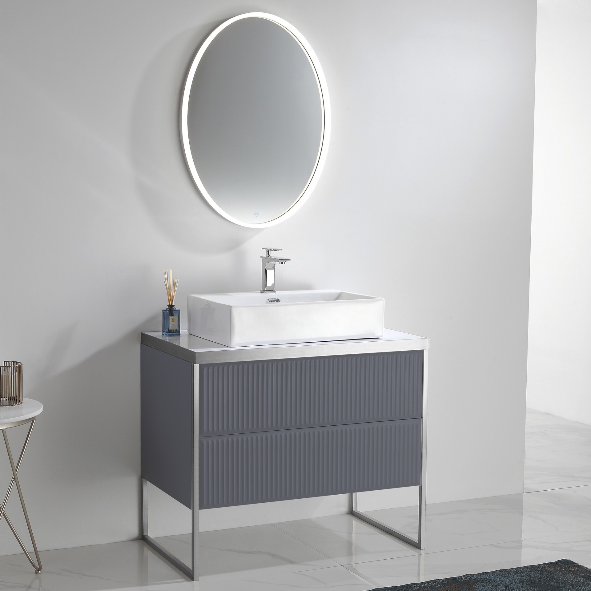 Conjunto M�vel WC com Espelho Perth