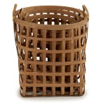 Conjunto 3 Cestos Bambu Base Quadrada