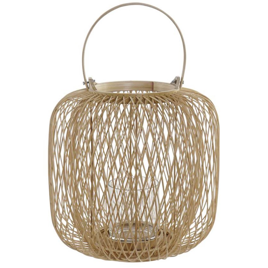 Portavela Bambu/Vidro 2