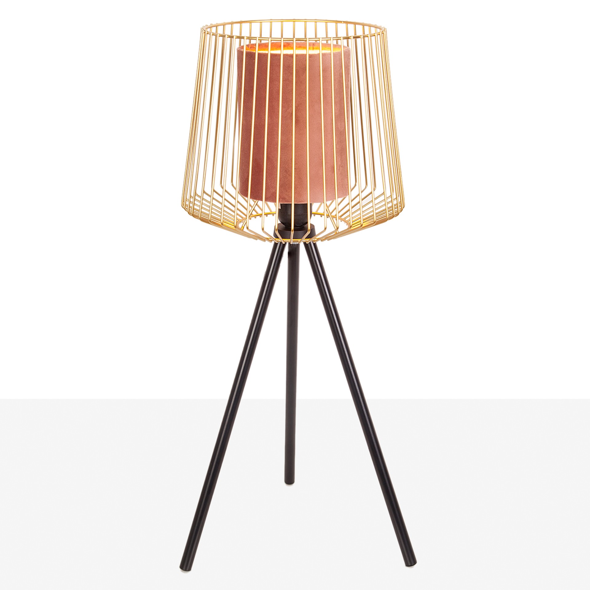 Candeeiro de Mesa Trip� Duplo Abajur
