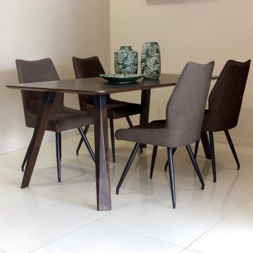 Mesa Nancy Wengue com 4 Cadeiras Pescara