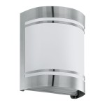 Aplique de Parede Exterior Inox E27 Eglo Cerno
