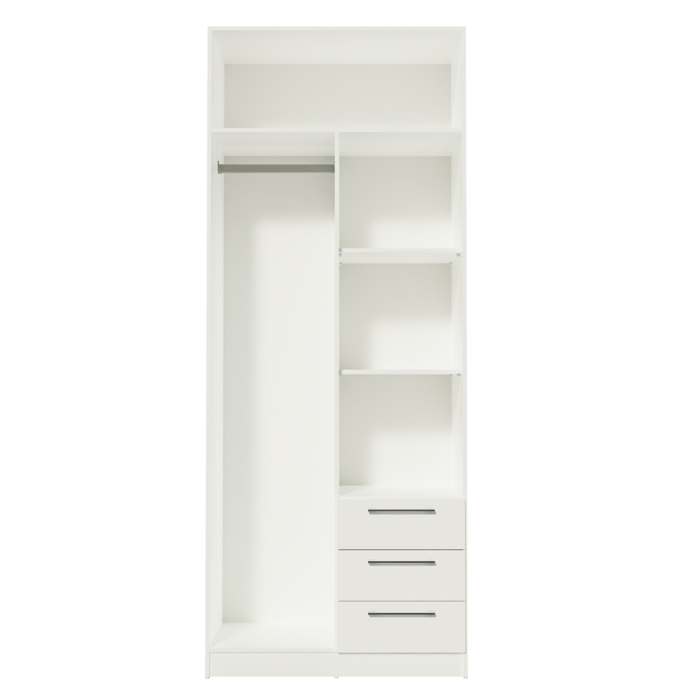 Roupeiro Teckno (2 Portas + 3 Gavetas)
