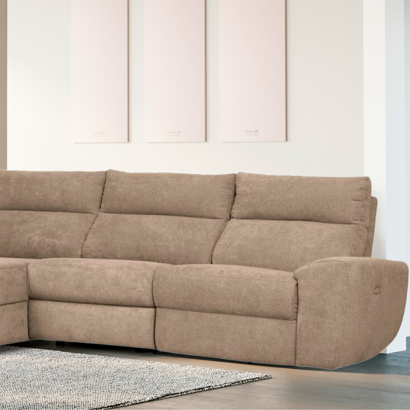 Chaise Longue com Relax Pittsburgh Esquerda