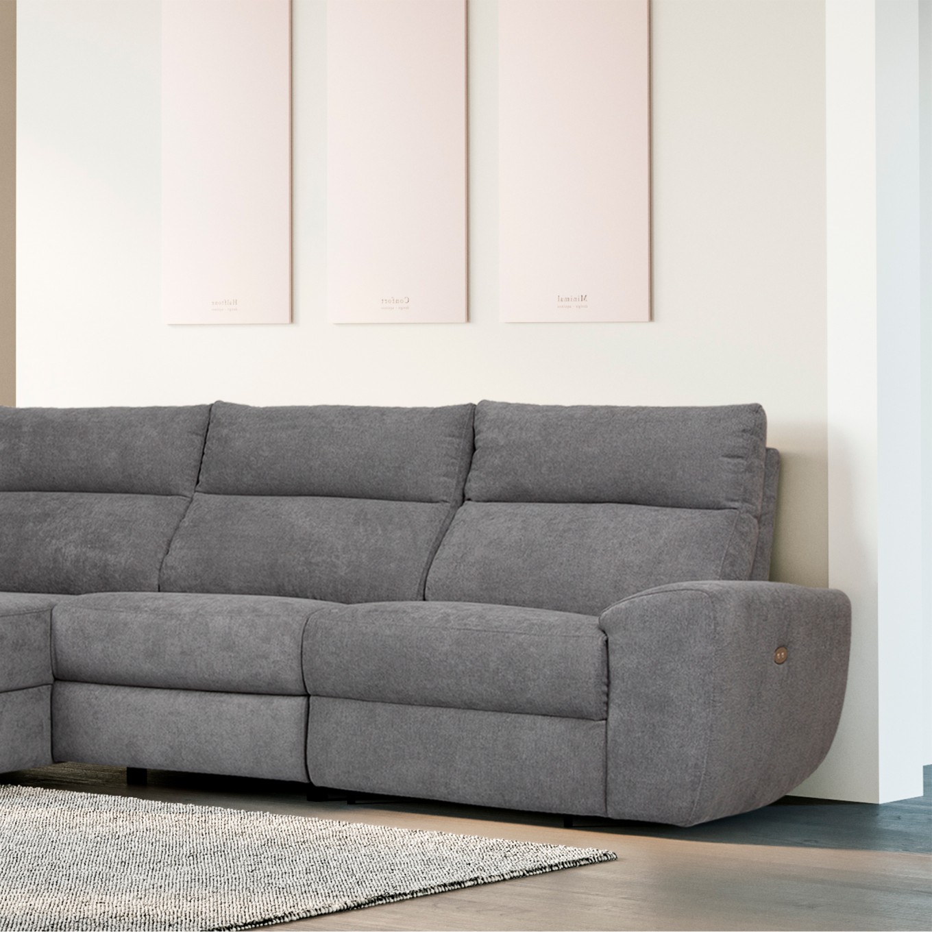 Chaise Longue com Relax Pittsburgh Esquerda