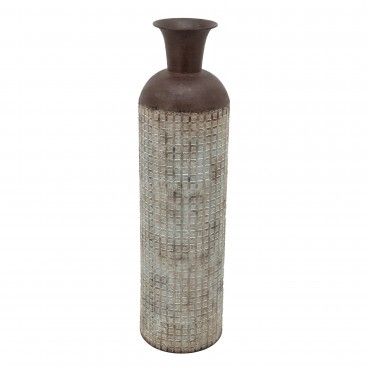 Jarra Decorativa Prateada/Rstica