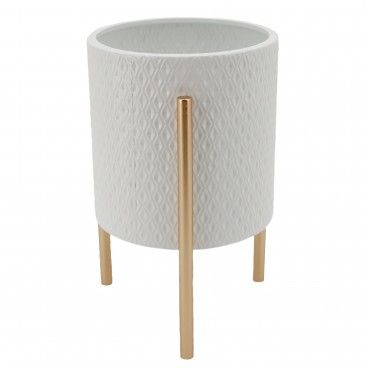 Vaso Metal com Suporte Vaso Metal com Suporte