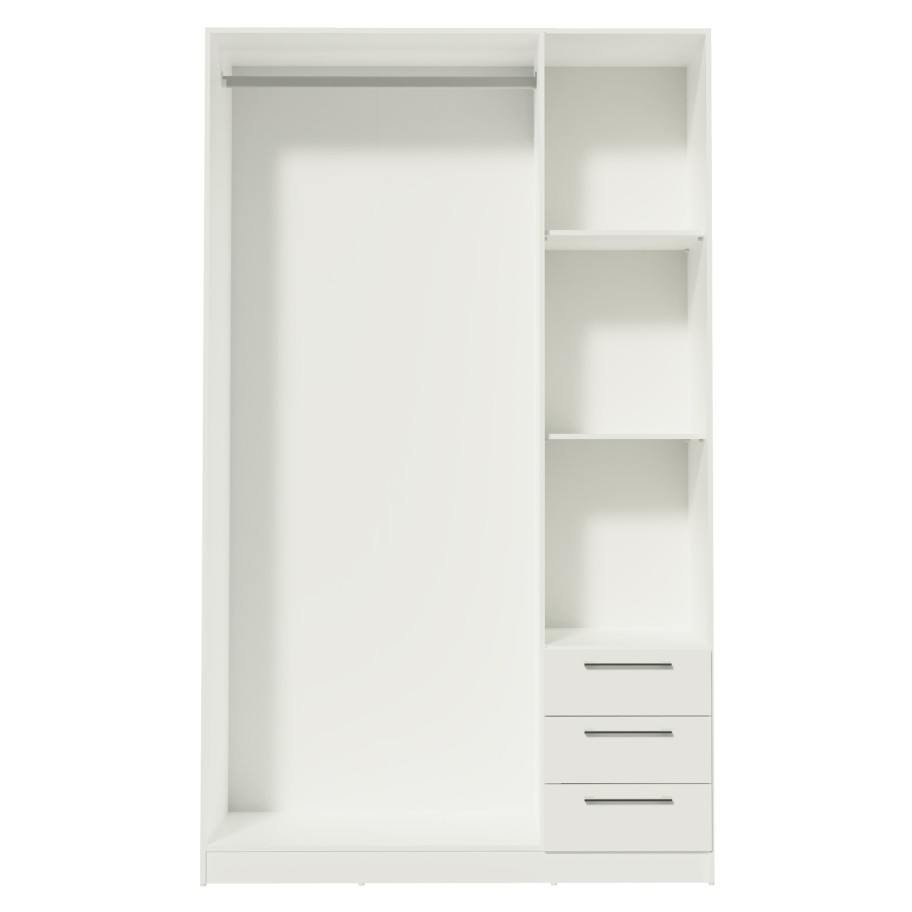 Roupeiro Teckno (3 Portas + 3 Gavetas)