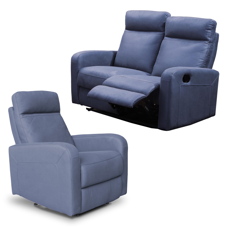 Set Sof�s 2+1 Lugares Memphis Microfibra