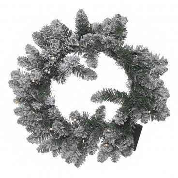 Coroa de Natal com Neve Coroa de Natal com Neve