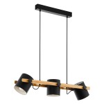 Candeeiro Suspenso de Teto E27 Eglo Hornwood