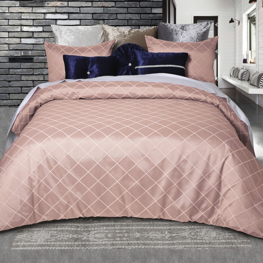 Capa de Edred�o Square + Fronhas - Cama Casal 160/180