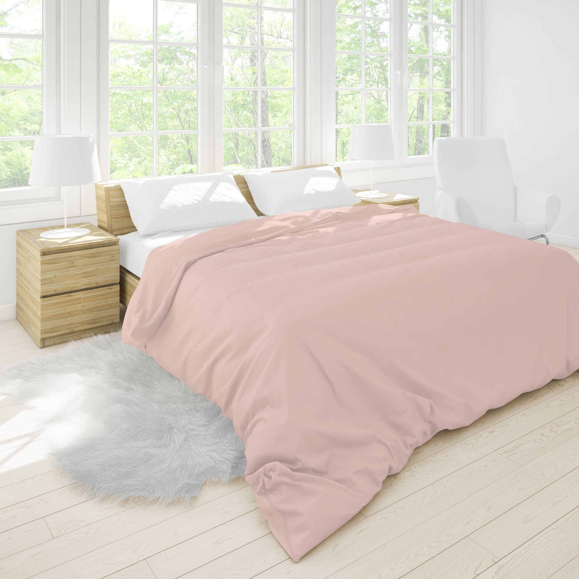 Capa de Edred�o Square + Fronhas - Cama Casal 140/160