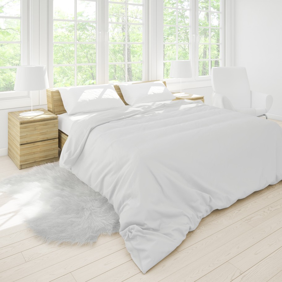 Capa de Edred�o Square + Fronhas - Cama Casal 160/180