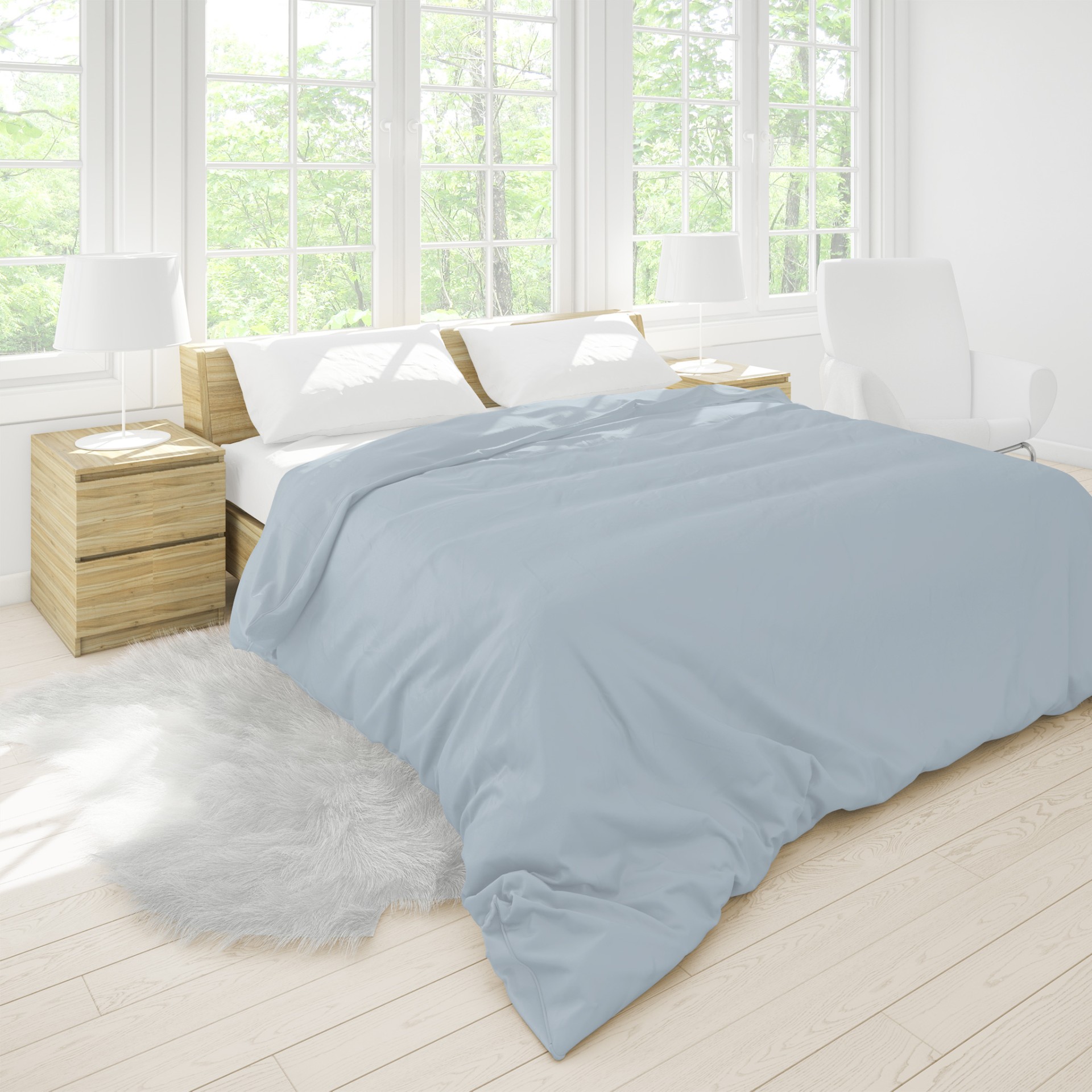 Capa de Edred�o Square + Fronhas - Cama Casal 160/180