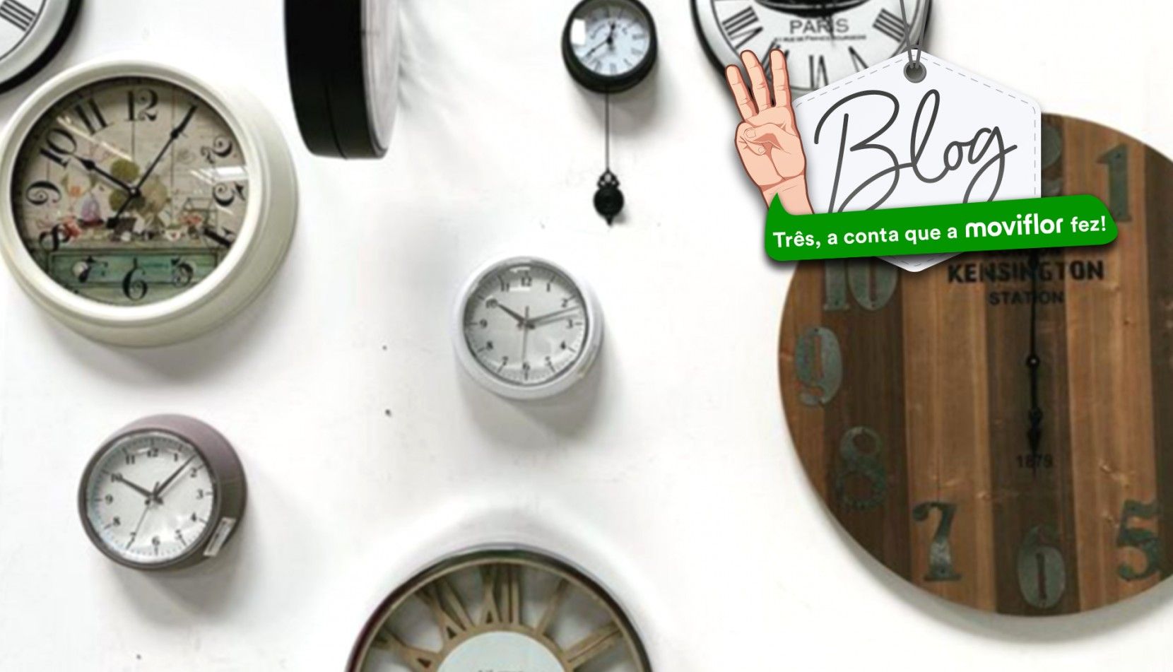 Hoje muda a hora. Descubra 3 relógios de parede de diferentes estilos para compor o seu ambiente Hoje muda a hora. Descubra 3 relógios de parede de diferentes estilos para compor o seu ambiente