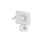 Projetor Exterior LED Eglo com Sensor Faedo 3 10W 5000K