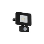 Projetor Exterior LED Eglo com Sensor Faedo 3 10W 5000K