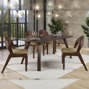 Mesa Nancy Carvalho com 4 Cadeiras Udine