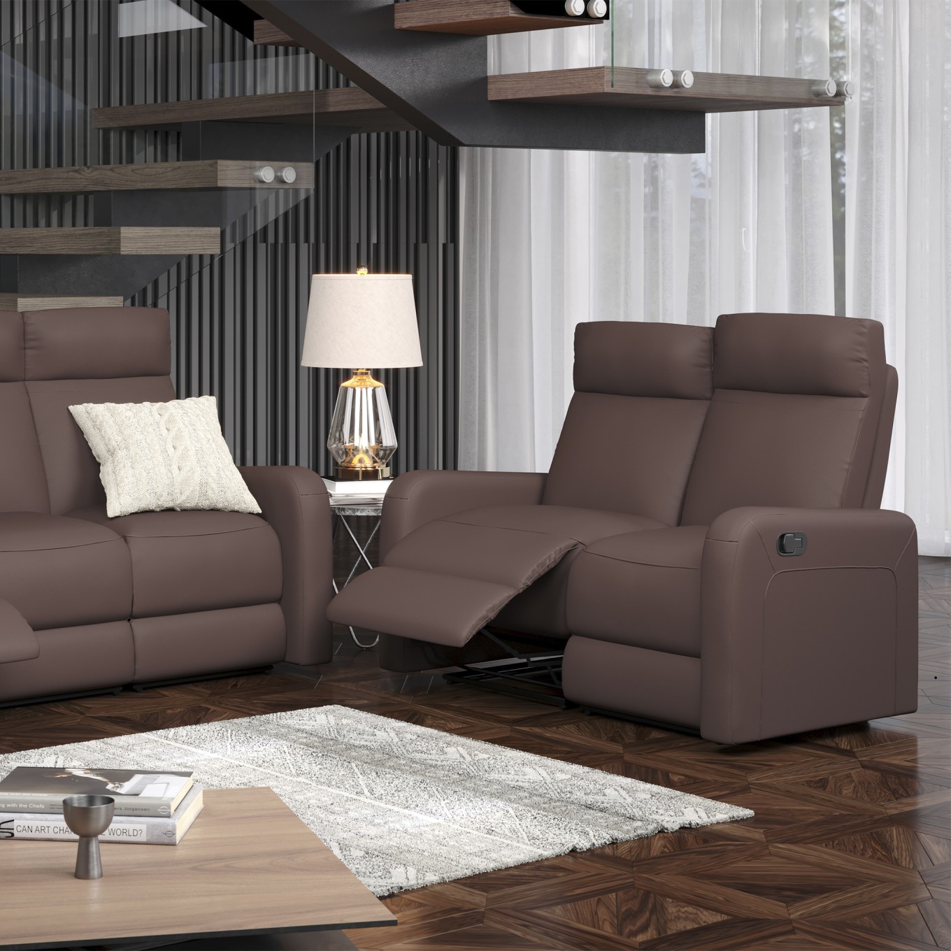Sof� 2 Lugares Memphis Microfibra