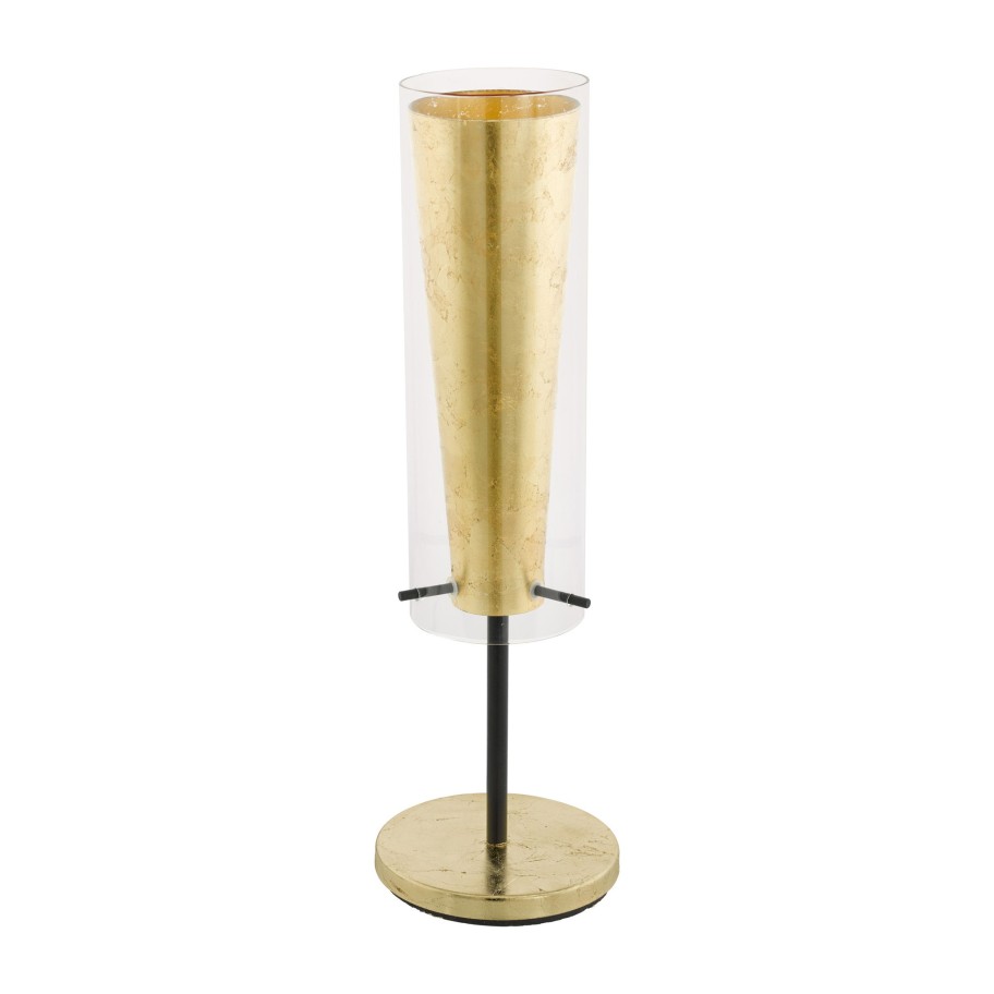 Candeeiro de Mesa E27 Eglo Pinto Gold