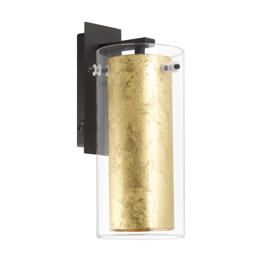 Aplique de Parede E27 Eglo Pinto Gold WL/1