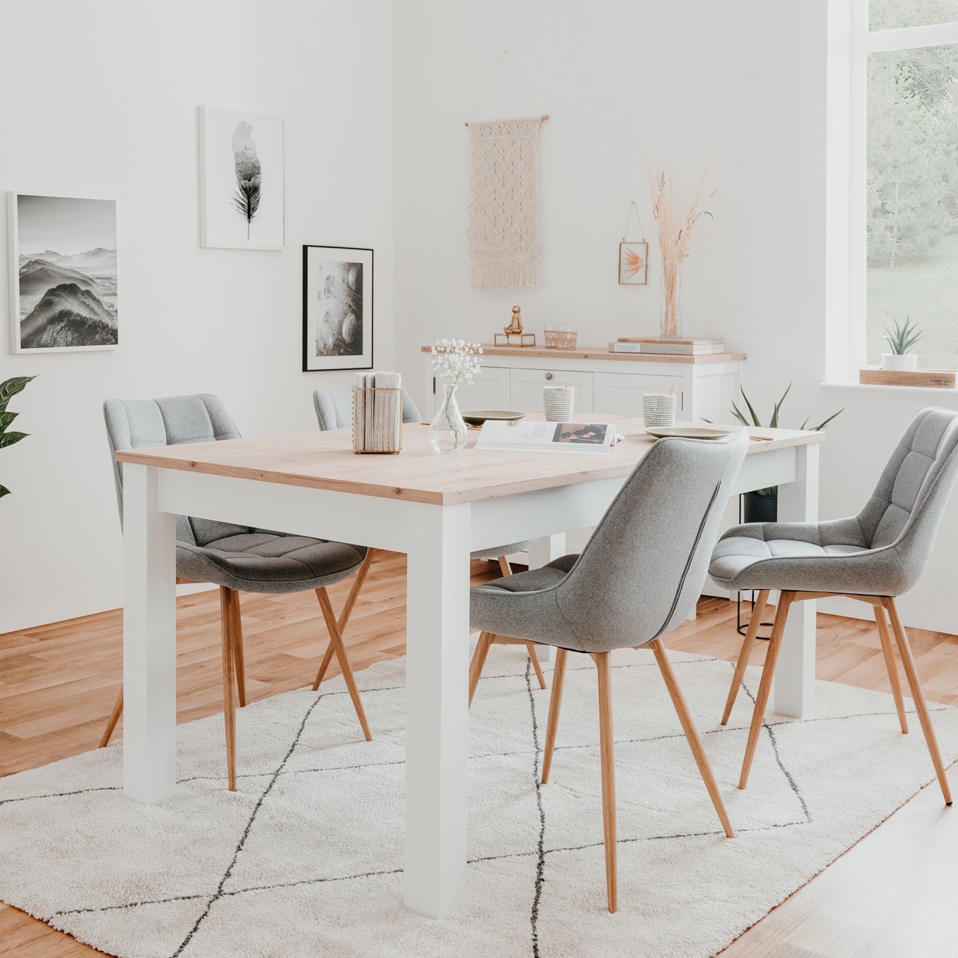 Mesa Retangular Extens�vel Bergen