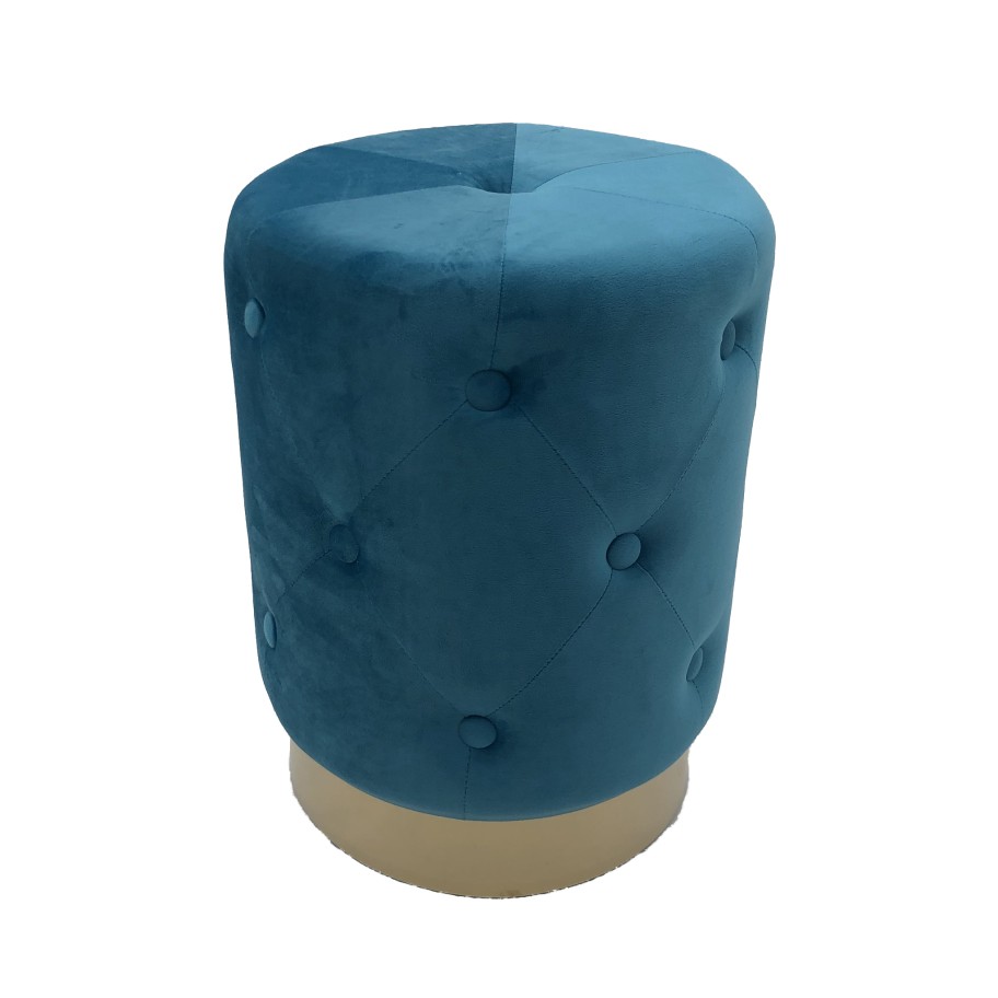 Pouf Redondo Capitoné