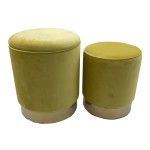 Set 2 Poufs Burnett