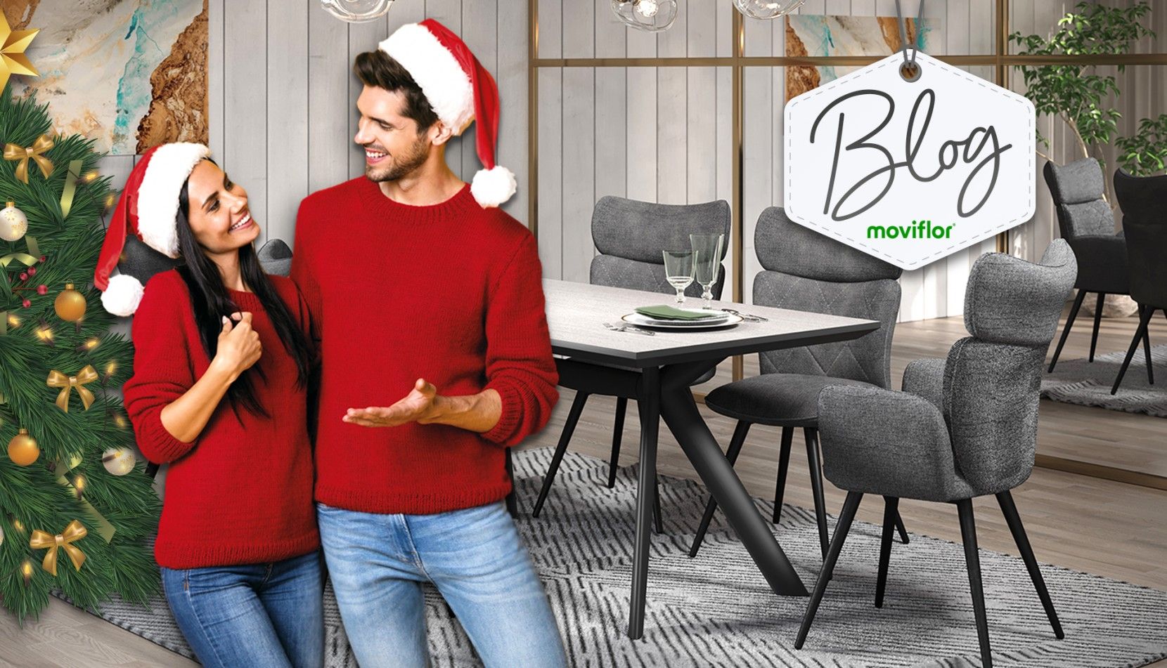 5 cadeiras Moviflor para a sua mesa de Natal
