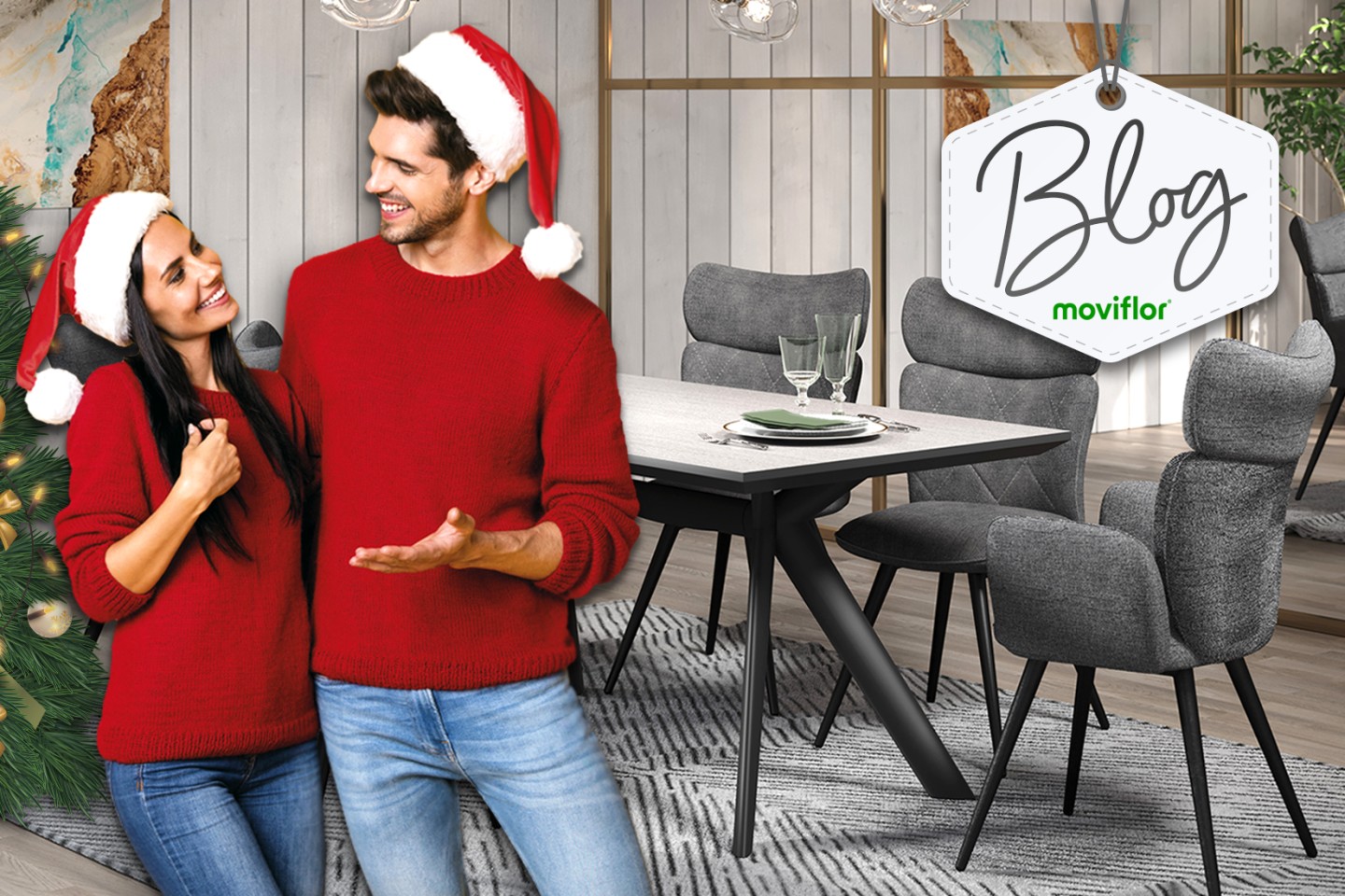 5 cadeiras Moviflor para a sua mesa de Natal