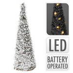�rvore de Natal Cone com Luz Led Branco Quente 40cm