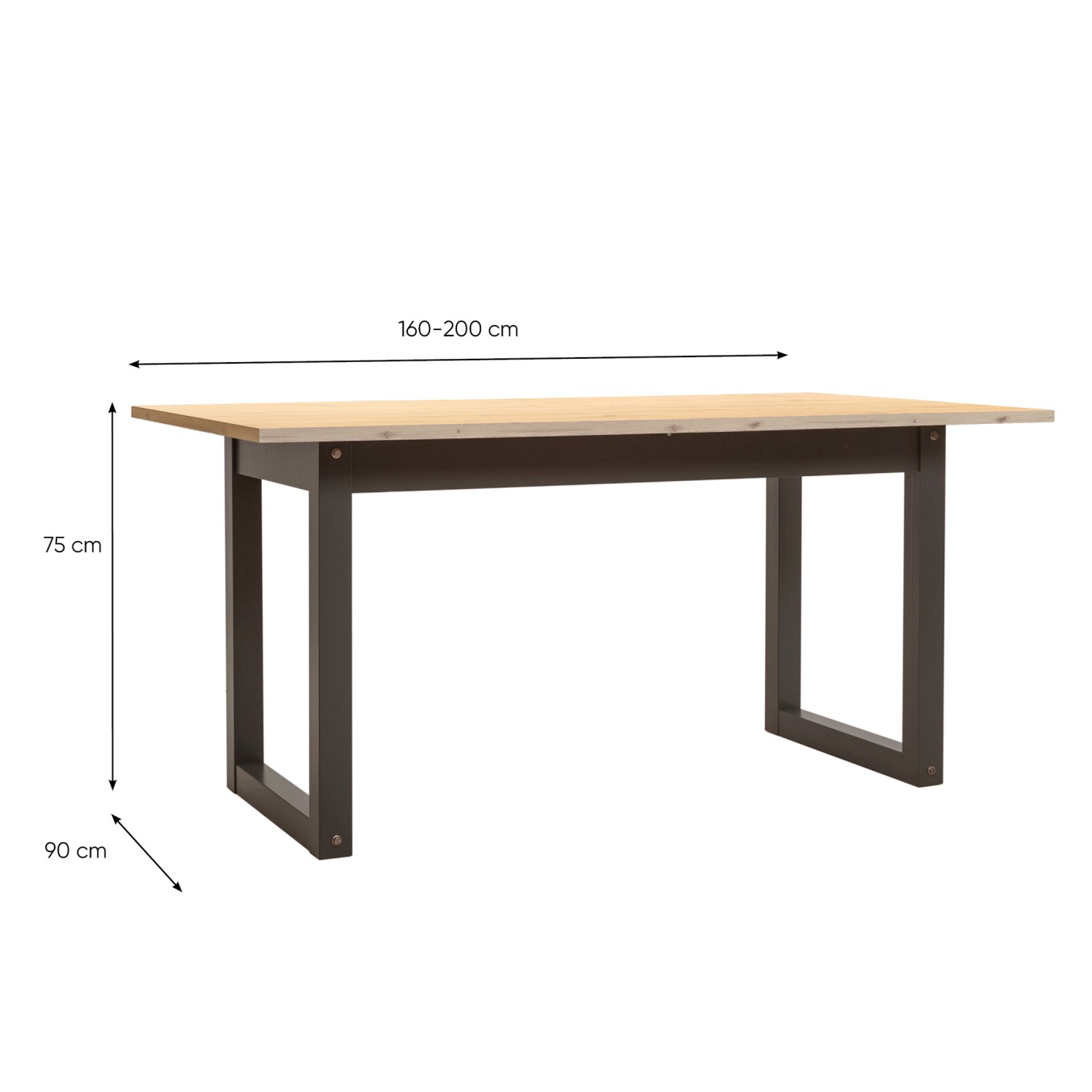 Mesa Retangular Extens�vel Brooklyn