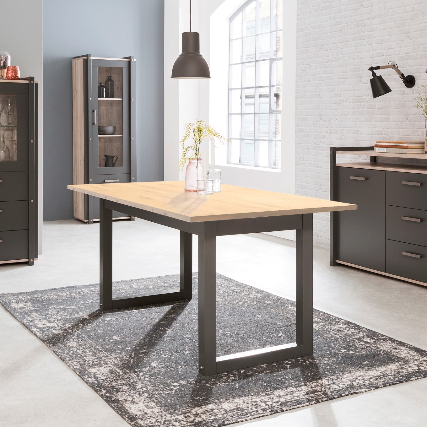 Mesa Retangular Extens�vel Brooklyn